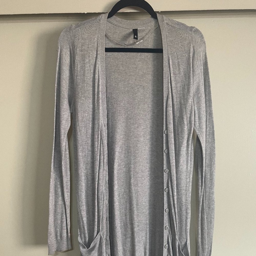 Light Grey Slouch Cardigan